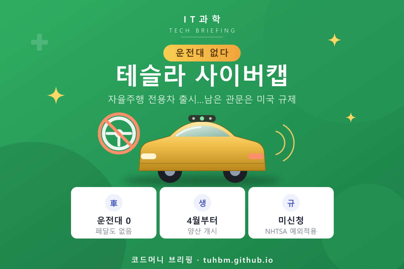 테슬라 사이버캡 출시