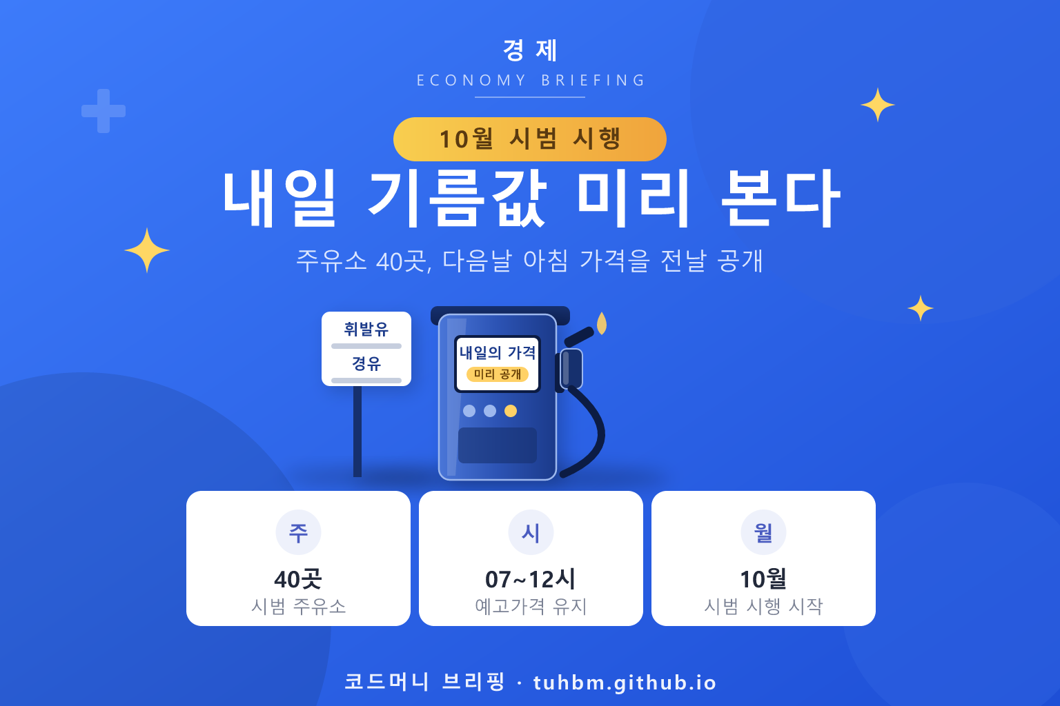 내일의 기름값 사전 공개